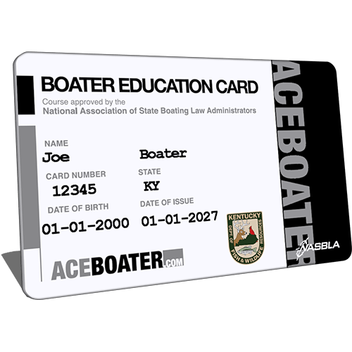 Replacement Card - Kentucky Boater Education Card