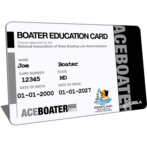 Replacement Card - Maryland Boater Education Card