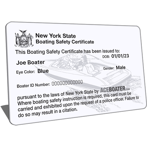Replacement Card - New York Boater Education Card