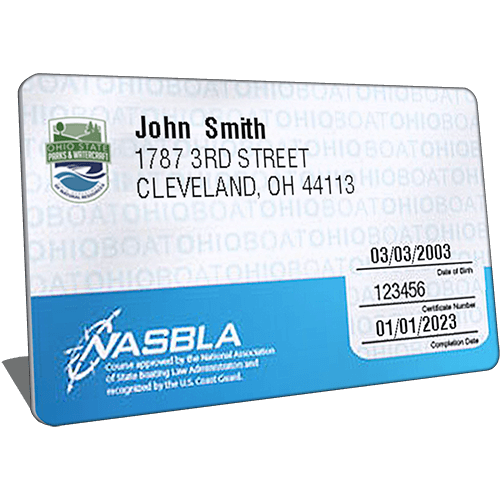 Replacement Card - Ohio Boater Education Card