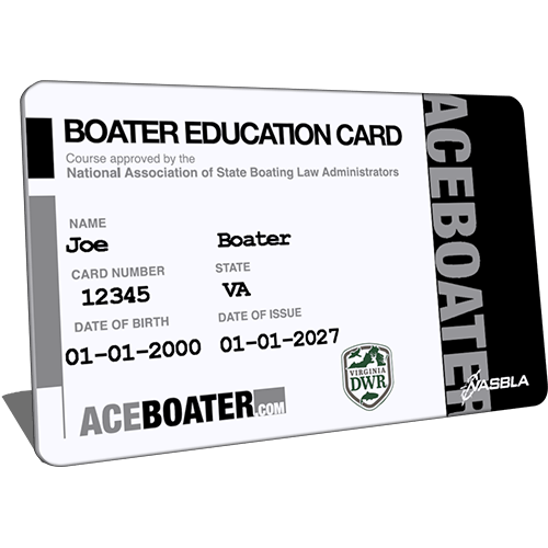 Replacement Card - Virginia Boater Education Card