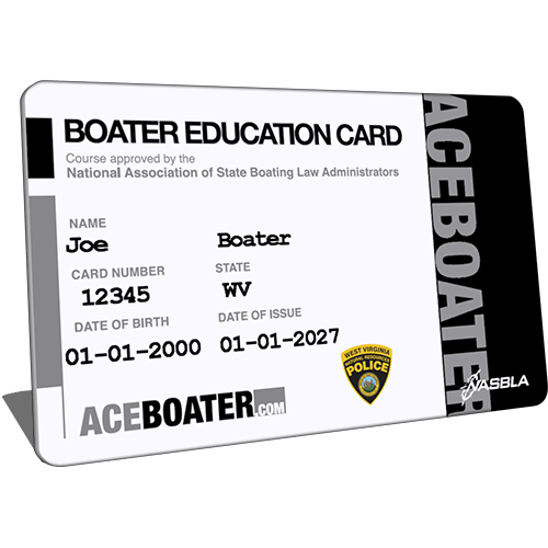 Replacement Card - West Virginia Boater Education Card