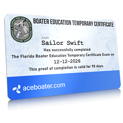 Florida - Boat Rental - Temporary Certificate