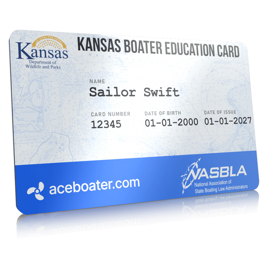 Replacement Card - Kansas Boater Education Card