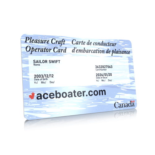 Replacement Card - Pleasure Craft Operator Card